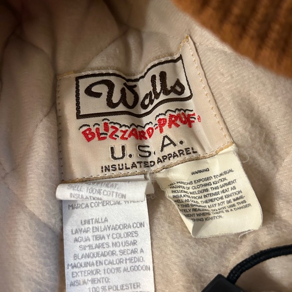 VINTAGE WALLS ZERO-ZONE INSULATED HOOD OUTERWEAR CARMEL BROWN ONE SIZE - Picture 9 of 10